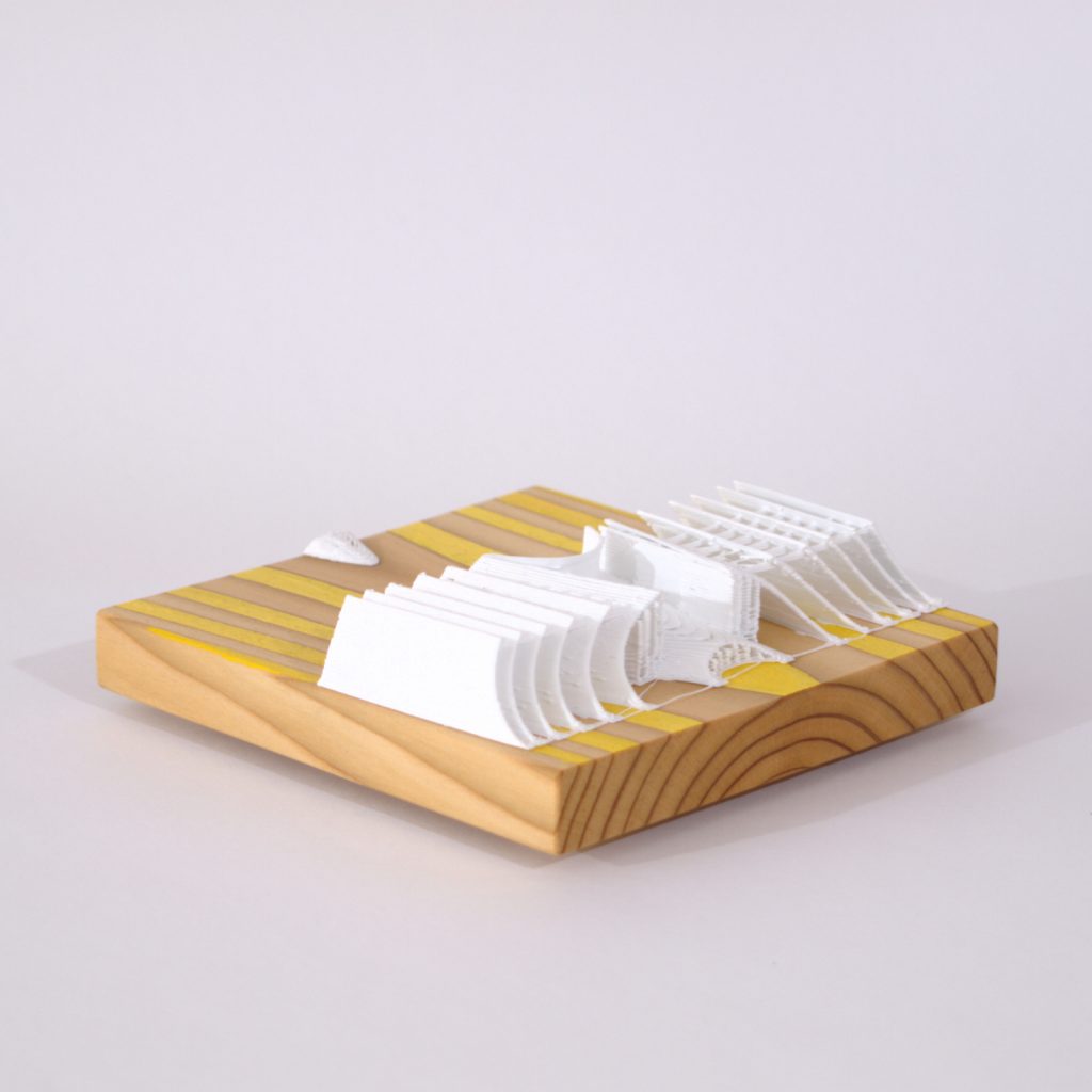 3D-PLA-Woodstructure yellow